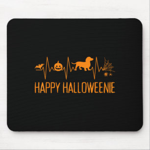 Happy Halloweenie Dachshund Cute Wiener Dog Mouse Pad