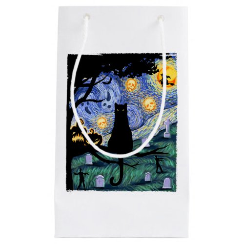 Happy Halloweenie Dachshund Dog Halloween Witch Small Gift Bag