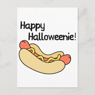 Happy Halloweenie! Postcard