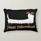 happy halloweiner pillow