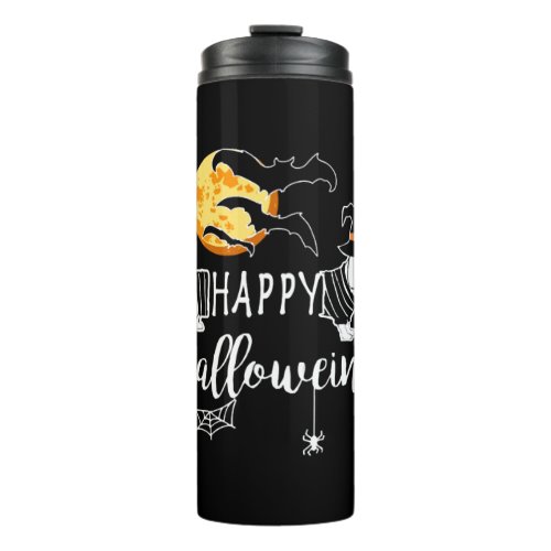 Happy Halloweiner Dachshund Halloween Doxie Owners Thermal Tumbler