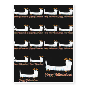 Happy-Halloweiner Temporary Tattoos