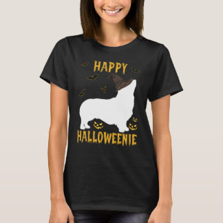Happy Halloweiner Wiener Dog Costume Corgi Hallowe T-Shirt