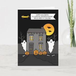 Happy Hallowen Granddaughter Away at College Card