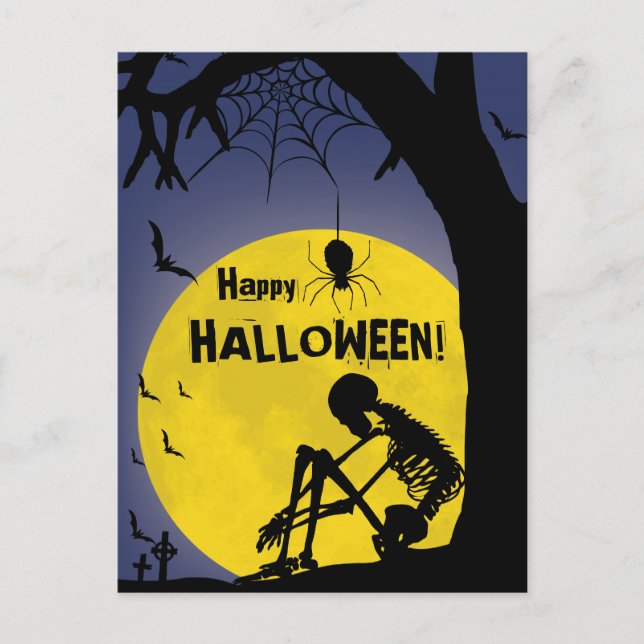 Happy Haloween Postcard (Front)