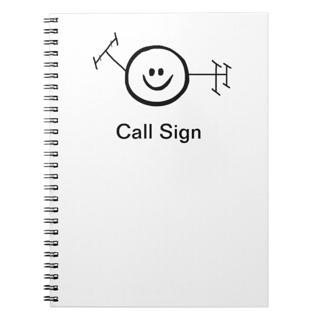 Happy Ham Ham Radio Notebook (Front)