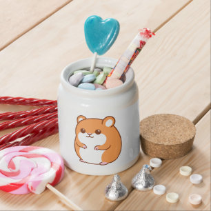 Happy Hamster Candy Jar