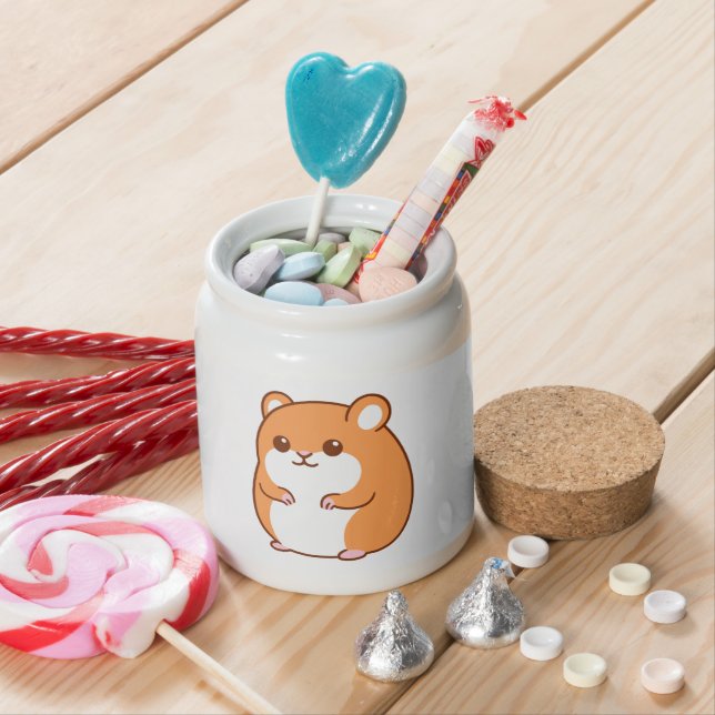 Happy Hamster Candy Jar (In Situ)