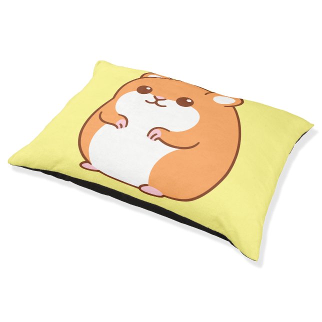 Happy Hamster Dog Bed (Angled)