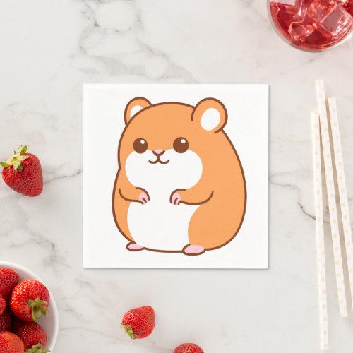 Happy Hamster Paper Napkins