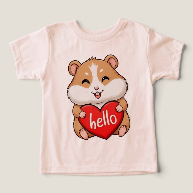 Happy Hamster  Toddler T-shirt (Design Front)