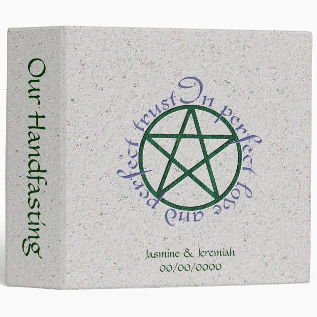 Happy Handfasting Binder (Front/Spine)