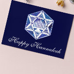 Happy Hannukah Holiday Card<br><div class="desc">Add your own text</div>