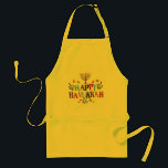 Happy Hanukkah Adult Apron<br><div class="desc">Customize it with your own design,  or any of ours.</div>