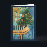 Happy Hanukkah and Christmas Card<br><div class="desc">Printed from an original acrylic painting in Barbara Lee… (BL) Nan Wright uses the 'limited palette' of the three primary colors for her watercolor paintings. This produces all the shades and hues you see in her paintings. Red, yellow and blue transparent watercolor in both warm and cool shades can be...</div>