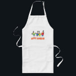 Happy Hanukkah apron<br><div class="desc">This Happy Hanukkah Dreidels apron will be the hit of the Chanukah party as a hostess gift  or just as a Hannuka present.  It is so colorful and an original piece of art.</div>