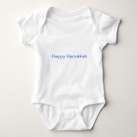 Happy Hanukkah Baby Bodysuit