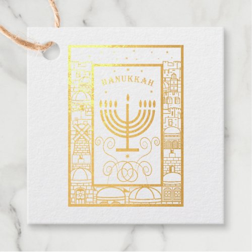 Happy Hanukkah Beautiful Jewish Holiday Menorah