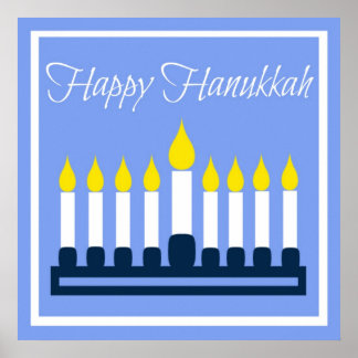 Happy Hanukkah Posters | Zazzle