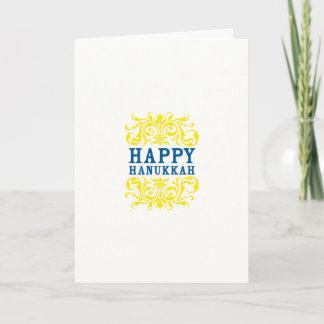 Happy Hanukkah Card