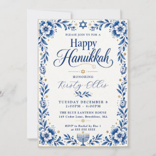 Happy Hanukkah Celebration Invitation