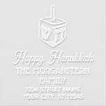 Happy Hanukkah Chanukah Dreidel Name Address Embosser<br><div class="desc">Happy Hanukkah Chanukah Dreidel Name Return Address ========</div>