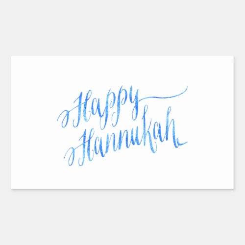 Happy Hanukkah Chanukah HANNUKKAH HANUKA Rectangular Sticker