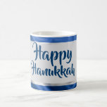 Happy Hanukkah Coffee Mug<br><div class="desc">The Colors of the Flag of Israels Coffee Mug</div>