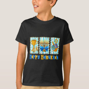 Happy Hanukkah Coquette Menorah Dreidel Chanukah G T-Shirt