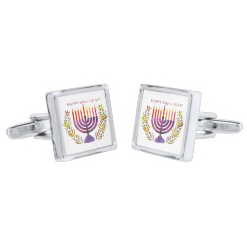 Happy Hanukkah Cufflinks