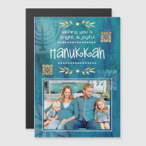 Happy Hanukkah. Custom Photo Magnetic Card