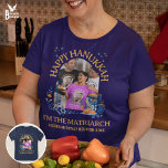 HAPPY HANUKKAH Custom Photo MATRIARCH Tri-Blend Shirt<br><div class="desc">Fun I'M THE MATRIARCH Hanukkah Family Reunion matching T-Shirt with CUSTOMIZABLE TEXT and PHOTO. Make your family reunion more fun by wearing matching T-shirts and sweatshirts with your role in the family.</div>