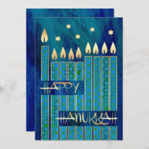 Happy Hanukkah. Customizable Greeting Cards