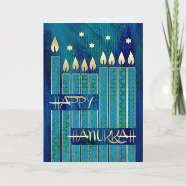 Happy Hanukkah. Customizable Greeting Cards