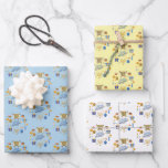 Happy Hanukkah Cute Mixed Color Wrapping Paper Sheets<br><div class="desc">Happy Hanukkah Cute Mixed Color Wrapping Paper Sheets</div>