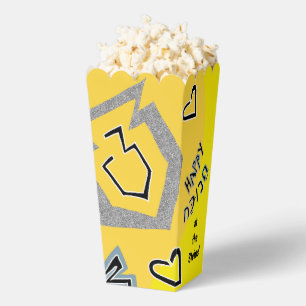 Happy Hanukkah Dancing Dreidels Favor Boxes
