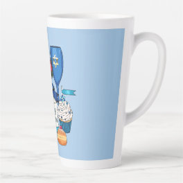 Happy Hanukkah - Dreidel - Star Of David Latte Mug