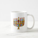 Happy Hanukkah Dreidels Menorah Coffee Mug<br><div class="desc">You are viewing The Lee Hiller Design Collection. Apparel,  Gifts & Collectibles Lee Hiller Photography or Digital Art Collection. You can view her Nature photography at http://HikeOurPlanet.com/ and follow her hiking blog within Hot Springs National Park.</div>
