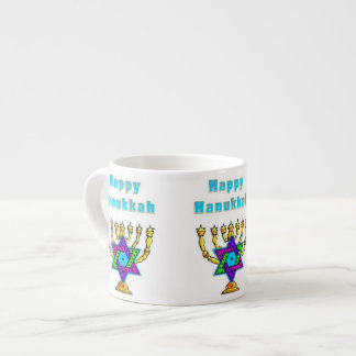Happy Hanukkah Espresso Cup