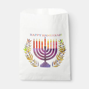 Happy Hanukkah Favor Bag
