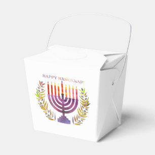 Happy Hanukkah Favor Box