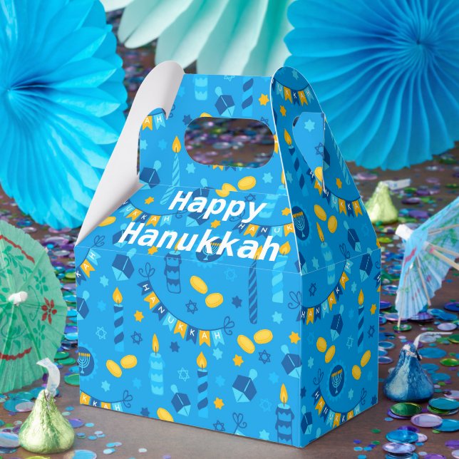 Happy Hanukkah Favor Box (Party)