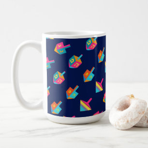 Happy Hanukkah Festival dreidel Holiday Decoration Coffee Mug