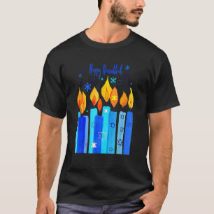 Happy Hanukkah Festival Of Light Star Of David T-Shirt