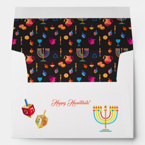 Happy Hanukkah Festival of Lights Envelope