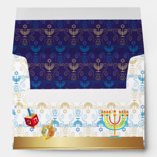 Happy Hanukkah Festival of Lights Envelope