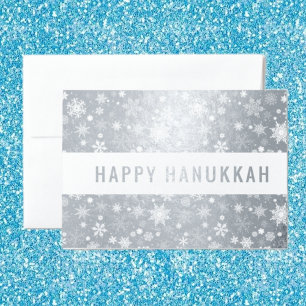 Happy Hanukkah Foil Card