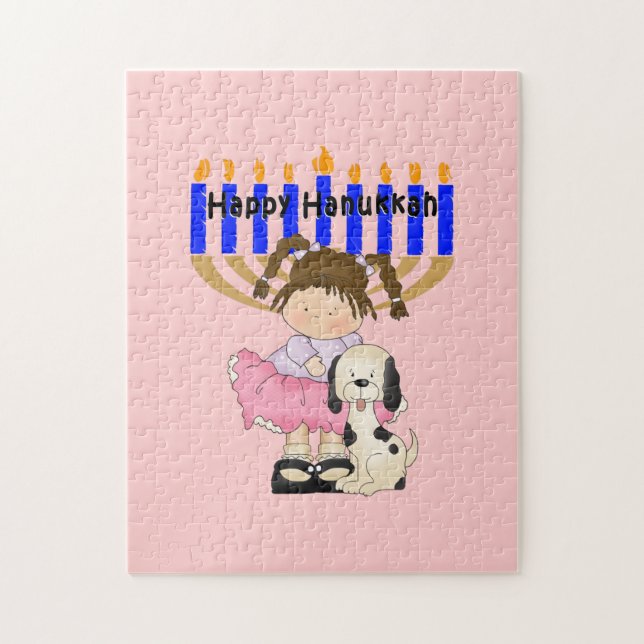 Happy Hanukkah Friends Jigsaw Puzzle (Vertical)