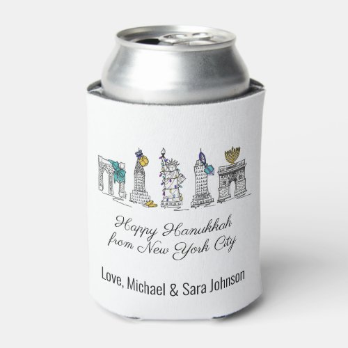 Happy Hanukkah from New York City NYC Chanukah Can Cooler
