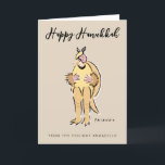 Happy Hanukkah from the Holiday Armadillo<br><div class="desc">Happy Hanukkah from the Holiday Armadillo! This funny FRIENDS™ graphic features Ross as the Holiday Armadillo.</div>